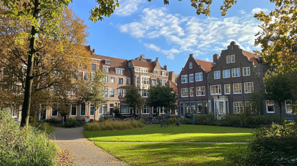 Aanzicht huizen