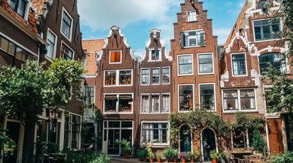 Aanzicht huizen
